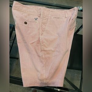 American Eagle Outfitters Pink Striped Shorts 34” waist classic fit. Brand New